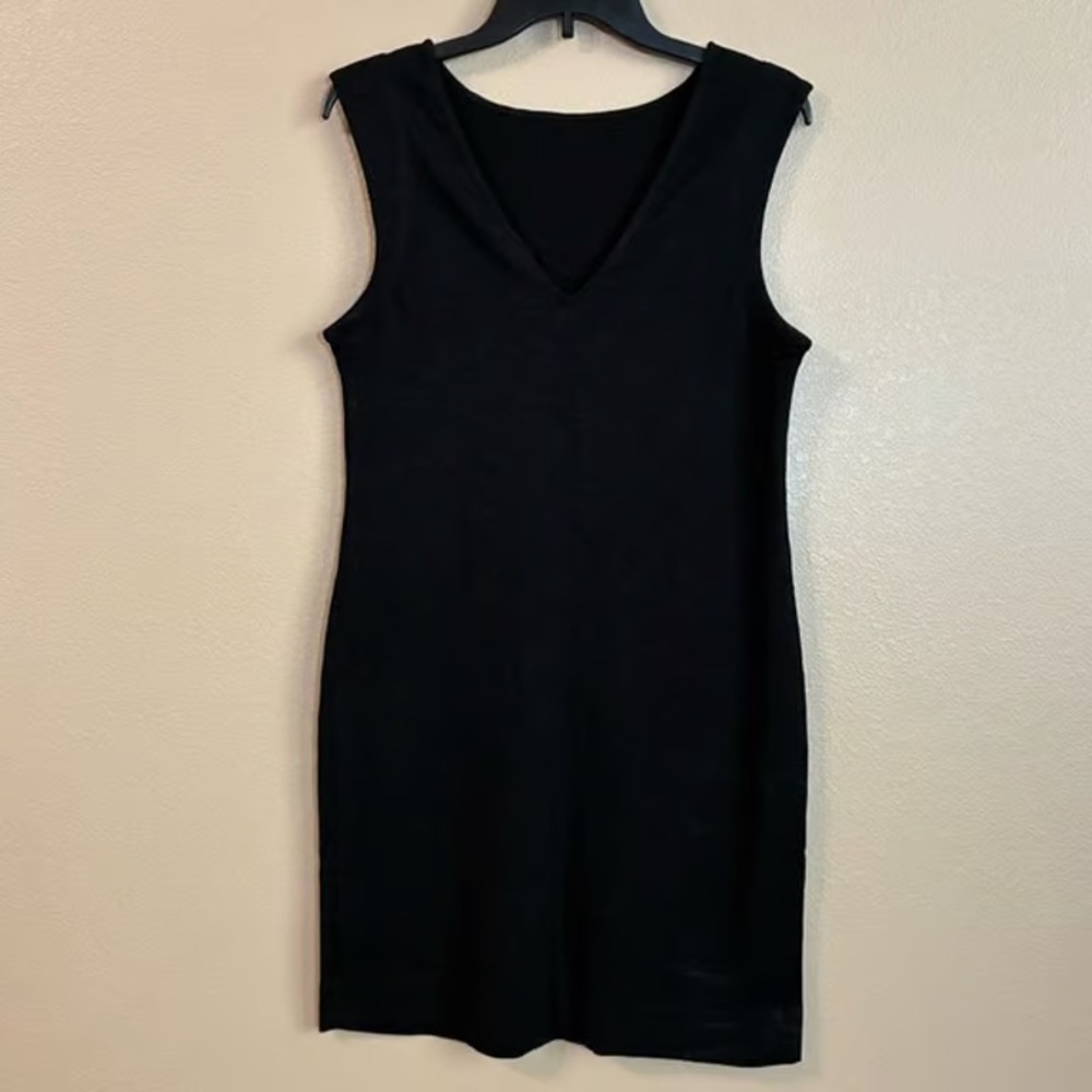Boden Black V-Neck Mini Dress